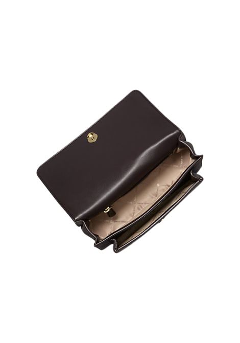 Borsa a spalla Claire grande in pelle scamosciata CIOCCOLATO Michael Kors | 30F5GC7L3S251